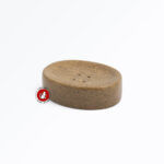 Đế đựng xà phòng có đáy thoát nước dáng oval nâu