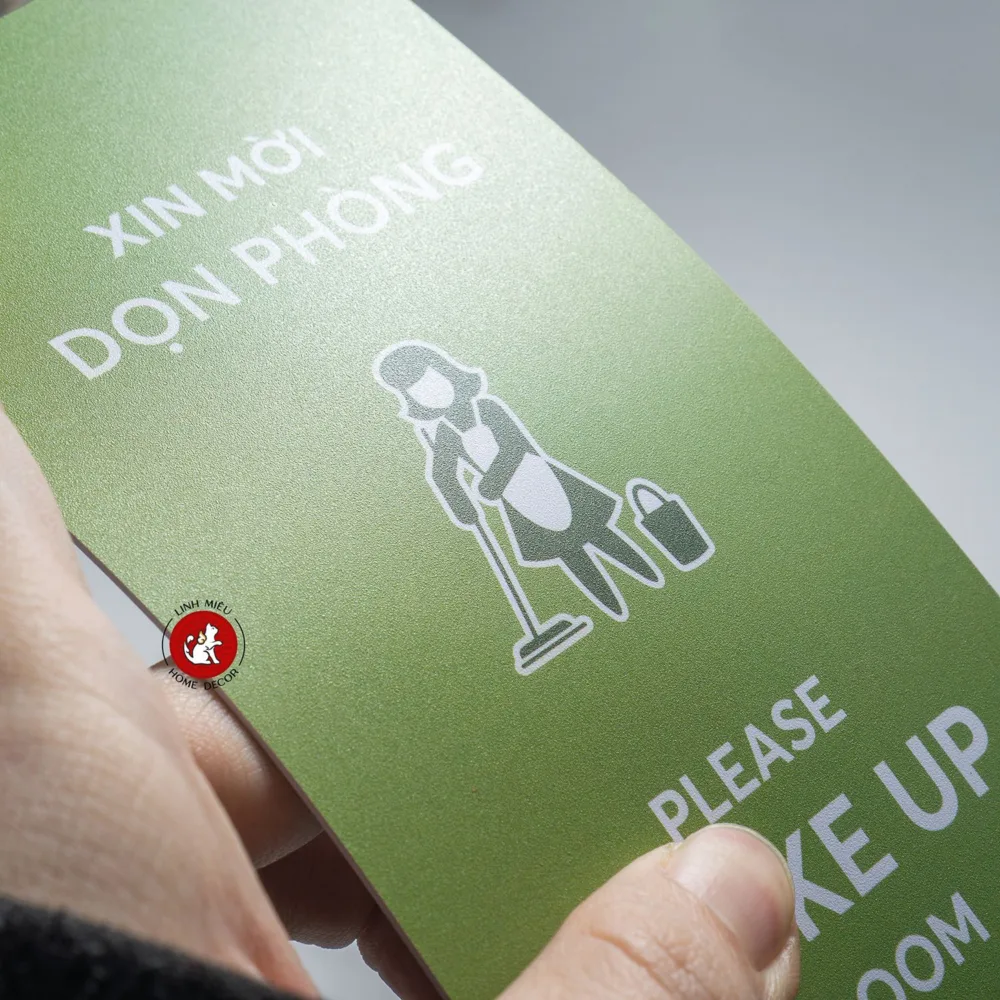 Thẻ dọn phòng khách sạn Anh - Việt