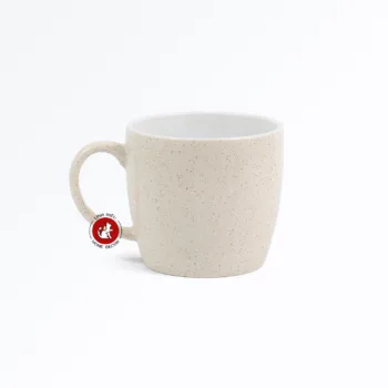 Cốc sứ ly tách trà 280ml cát chấm