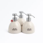 Bình dầu gội sữa tắm khách sạn gốm sứ bát tràng linh miêu