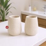 cốc sứ ly sứ đựng bàn chải đánh răng gốm sứ bát tràng đồ dùng khách sạn