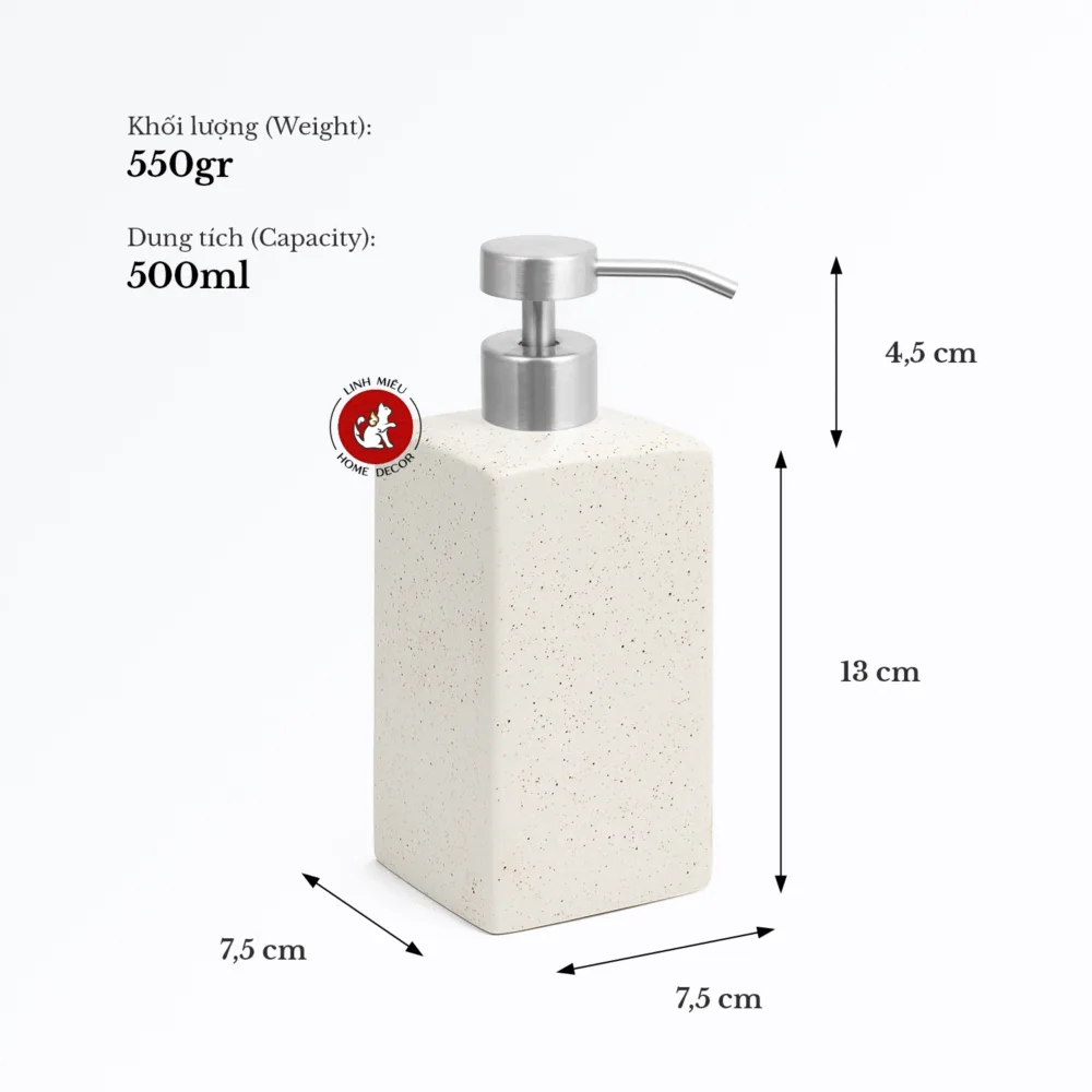 Lọ đừng dầu gội sữa tắm nước rửa tay