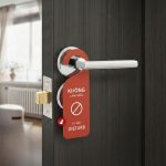thẻ dọn phòng khách sạn tag treo cửa